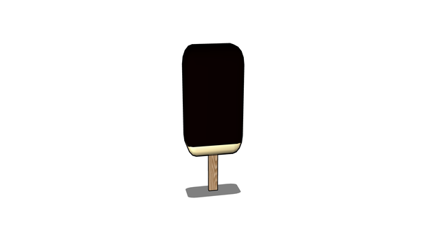 【3D素材_fbx】チョコアイスバー