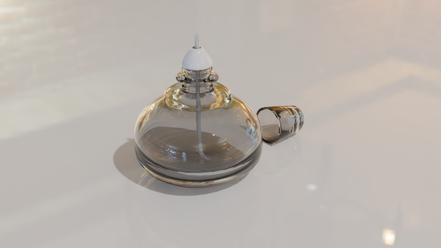 【3D素材_fbx】アルコールランプ