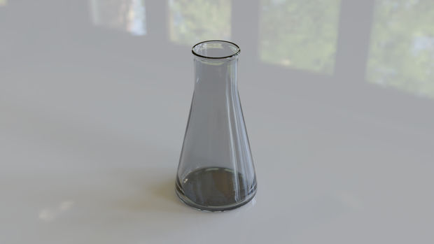 【3D素材_fbx】三角フラスコ