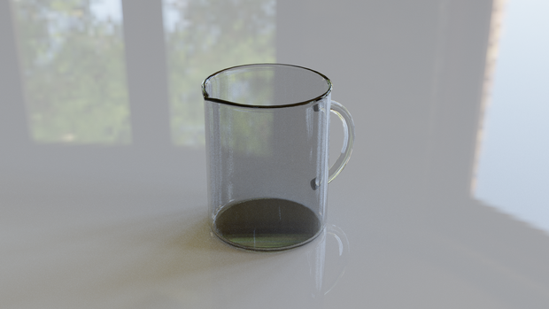【3D素材_fbx】ビーカー