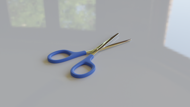 【3D素材_fbx】はさみ
