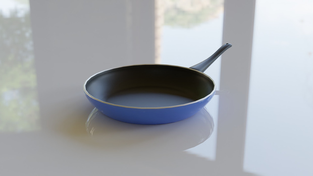 【3D素材_fbx】フライパン