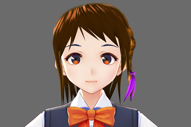 [VRoid] Short side braid hair
