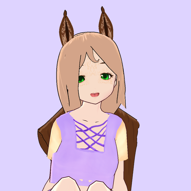[VTuber, Avatar Model] Kiri the Squirrel Girl