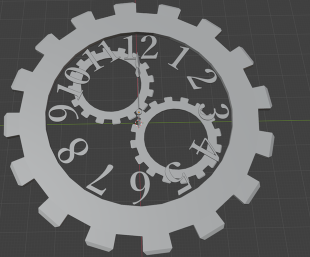 kuriman clock fbx