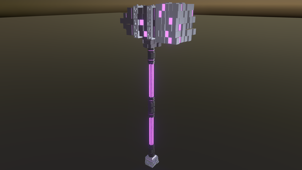 Cyberpunk Glitch Hammer