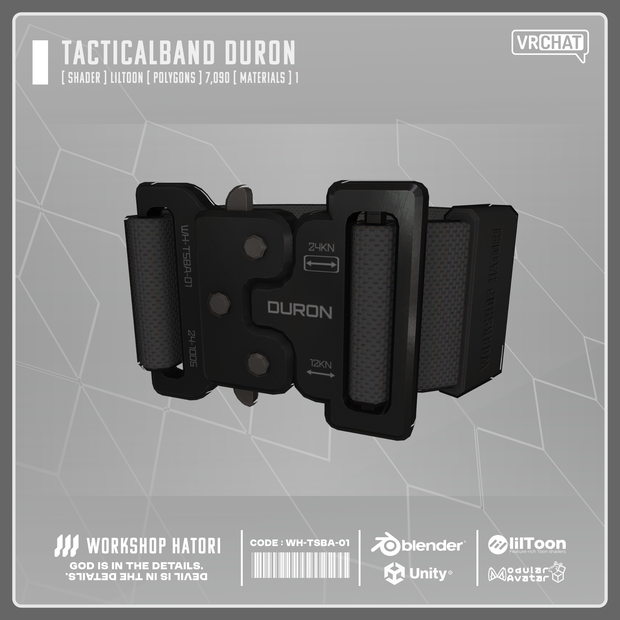 【Free】TacticalBand_DURON【VRChat対応】