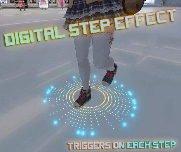 Digital Step Effect Avatar 3.0 + Physic bones