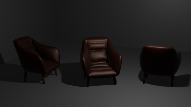 Leather chair Object