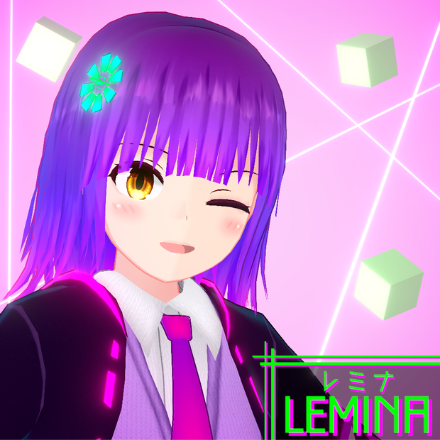 3Dモデル『レミナ』VRChat想定アバター