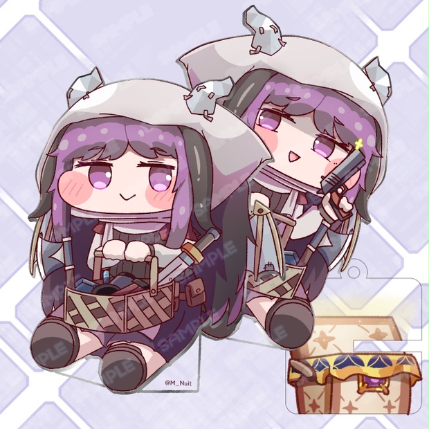 アクキー＆アクスタ】シスト お座り＆おでかけ両面アクキー+アクスタ