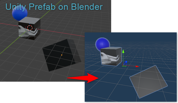 【Blenderアドオン】Unity Prefab on Blender - ワンクリックでUnityのPrefabを作成！