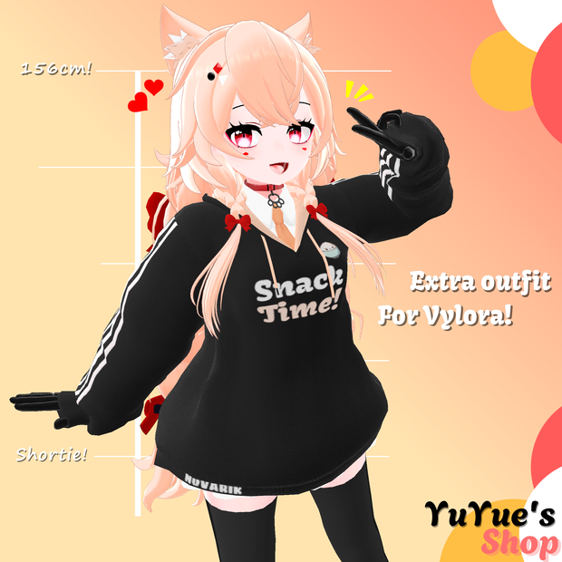 !!! GIVE AWAY !!! YuYue's Extra Outfit Addon - Vylora's Oversize Hoodie