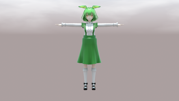 お嬢様ずんだもんrig付き