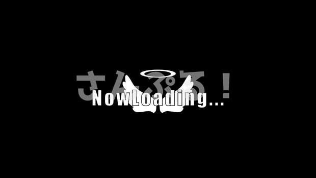 NowLoading【エンジェルリング】映像素材：Youtuber：Vtuber