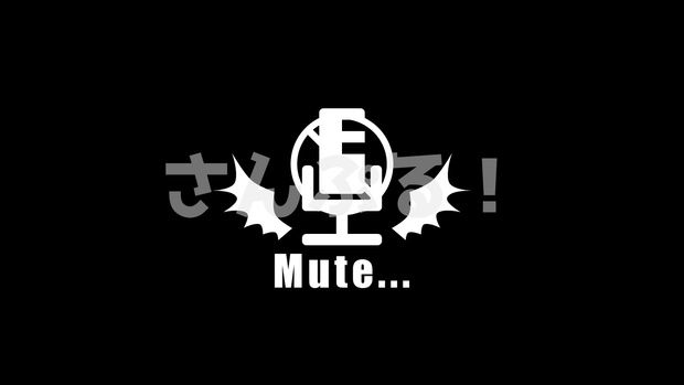MuteIcon【デビル】映像素材：Youtuber：Vtuber