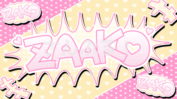 SP画面切替【ZAAKO!! 9色】映像素材：トランジション：Youtuber：Vtuber