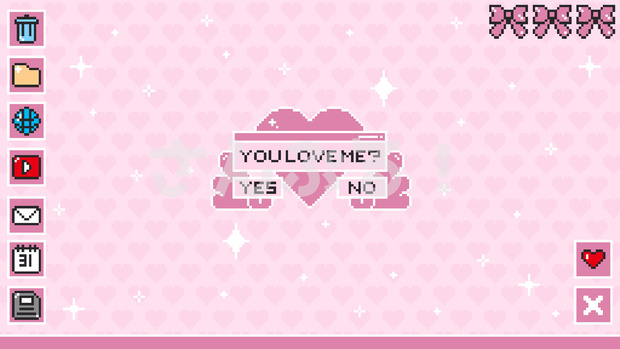 SP画面切替【SP画面切替【Pixel heart PC (ピクセル) 10色】映像素材：トランジション：Youtuber：Vtuber】