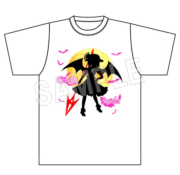 東方Project　シルエットTシャツ新『レミリア・スカーレット』