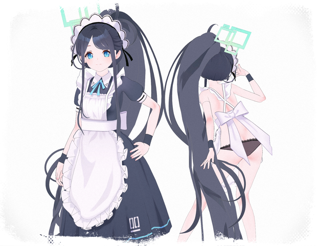 Arisu(Maid) 3Ｄモデル