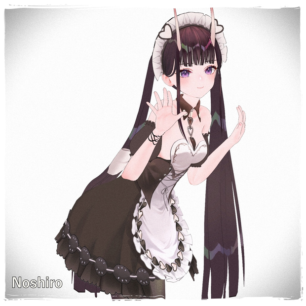 Noshiro(Maid) 3Dモデル