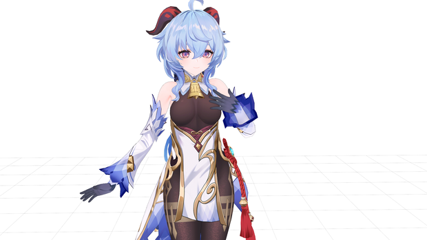 Ganyu 3Dモデル