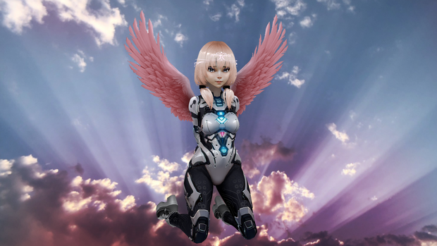 Cyberpunk Angel