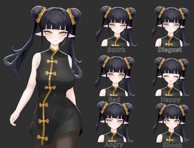 Li Mei オリジナル3Dモデル