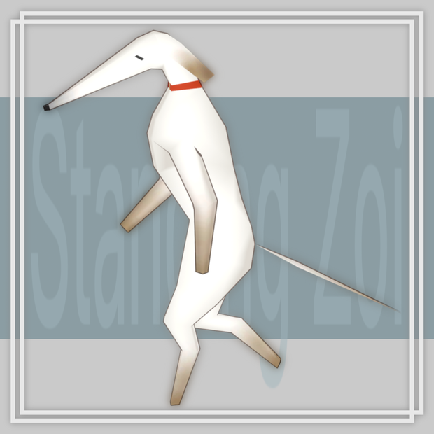 「Standing Zoi（2足歩行ゾーイ）」