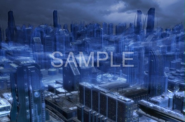 近未来都市景観イラストs2 商用利用向け Unreality D Elf Booth