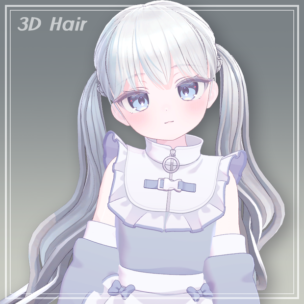 Twin-Tail Hairツインテール【10アバター対応】