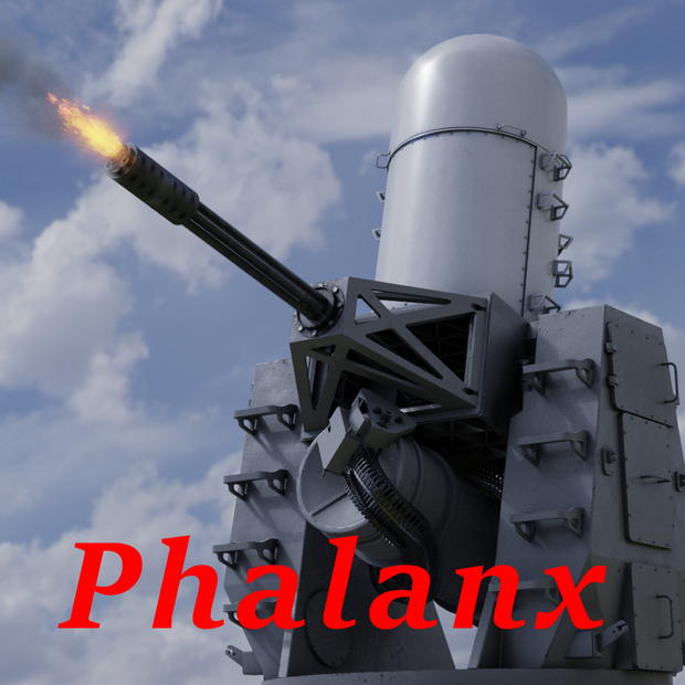 【3Dモデル】ファランクス・CIWS
