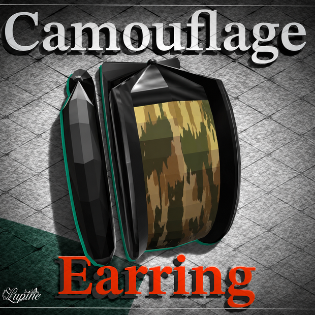 【吉嗣対応】Camouflage_Earring