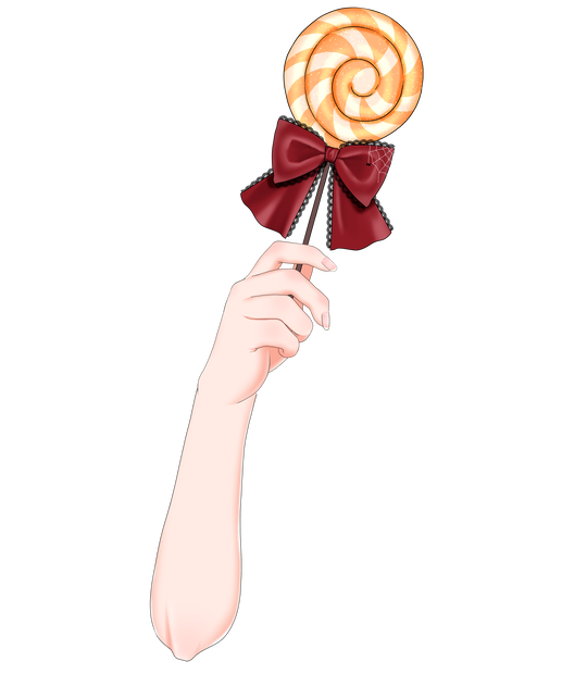 【透過png】ハロウィンぐるぐるキャンディー