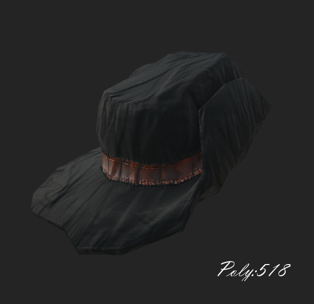 【3Dモデル】紳士帽子(Gentle Hat) 