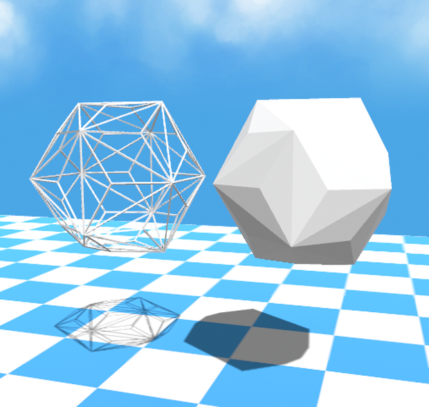 Triakis icosahedron glbセット