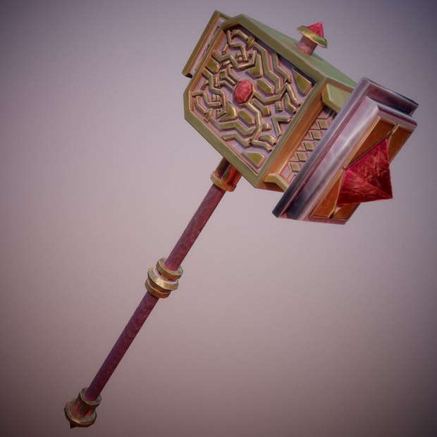 Stylized Warhammer LowPoly (6 colors)