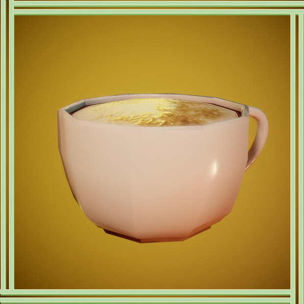 Coffee Cup Low Poly