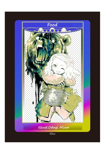 Wizz トークンカード 食物 おだぎみを先生 Wizz Booth