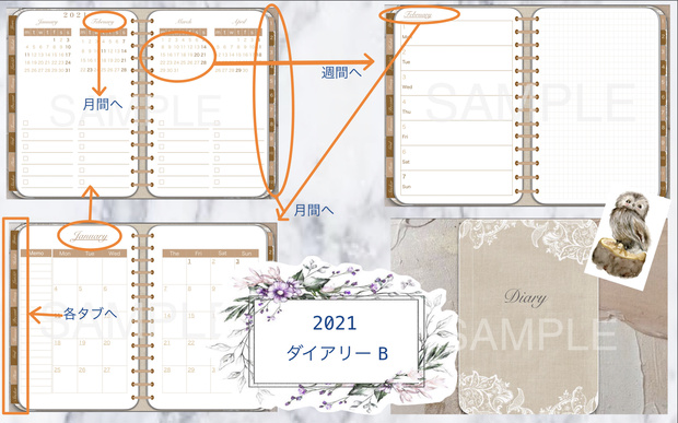 2021ダイアリーB