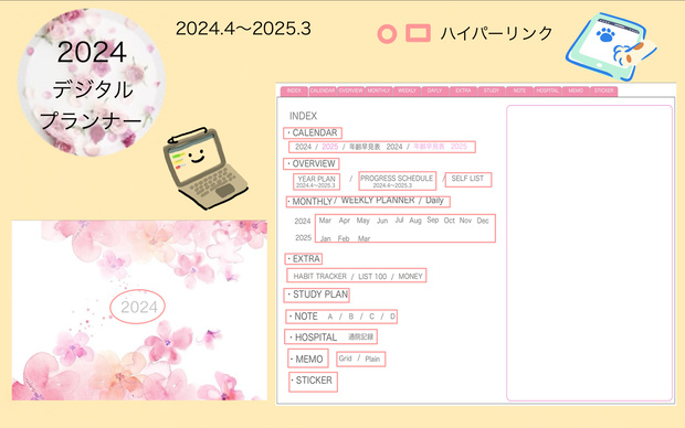 2024.4月始まり  バーチカル