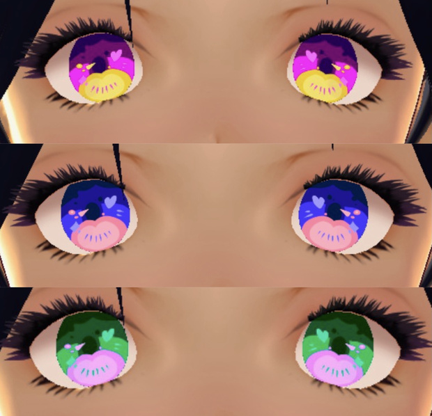 Cute color-block Eyes