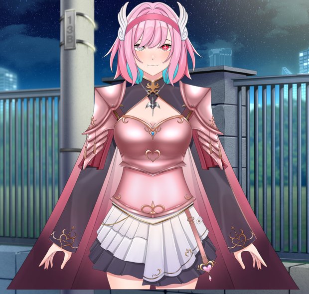 Cute Vtube model [2d] PINK theme!