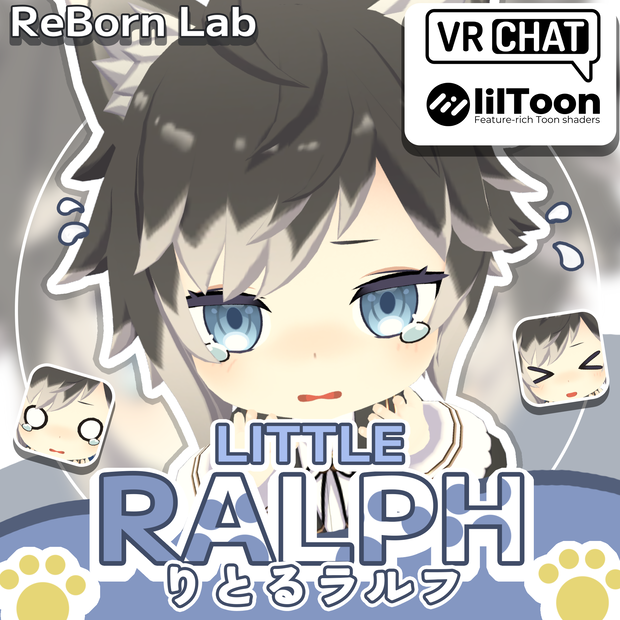 オリジナル3Dモデル ≪ りとるラルフ - Little Ralph - ≫