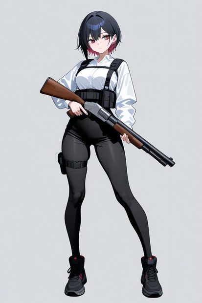 ショットガンを持った少女