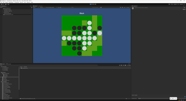 【Unity】リバーシ サンプルプロジェクト