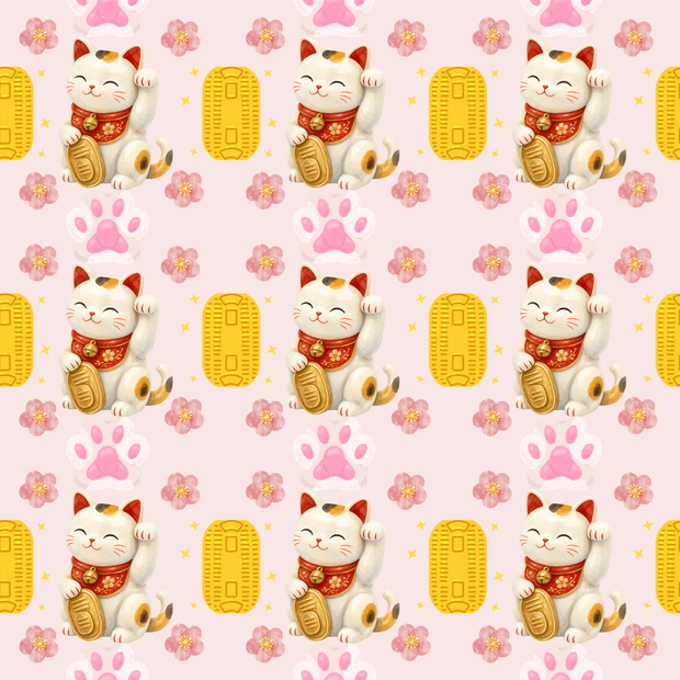 かわいい招きネコデジタルペーパー