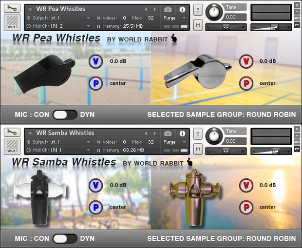 WR WHISTLES