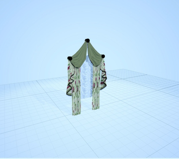 3d  カーテン