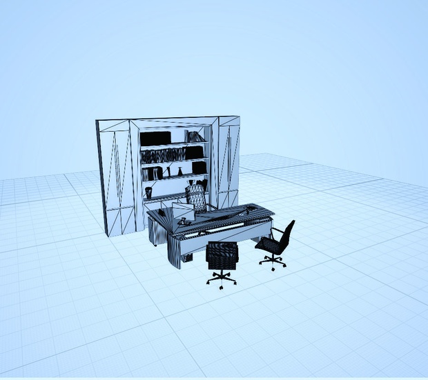 3d  デスク